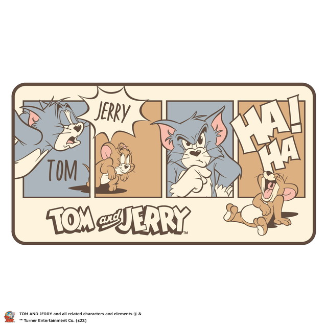 トムとジェリー フェイスシャルコミック ロングブランケット