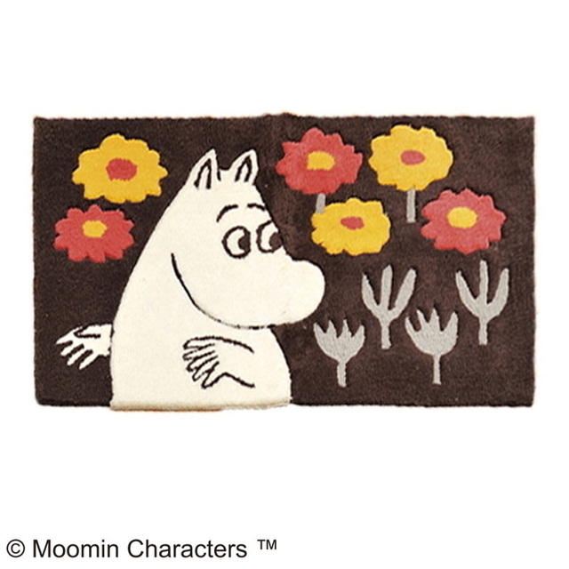 MOOMIN ムーミン ふりむくムーミン 玄関マット タオル製品をはじめ、寝装品・贈答品・インテリア･雑貨等に至るまで幅広い繊維製品の商品