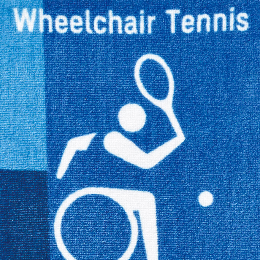 東京 パラリンピックスポーツピクトグラム車いすテニス ミニタオル タオル製品をはじめ 寝装品 贈答品 インテリア 雑貨等に至るまで幅広い繊維製品の商品企画 製造 卸販売業務 及び貿易業務を行う総合商社 丸眞株式会社が運営する会員制卸売りサイトです