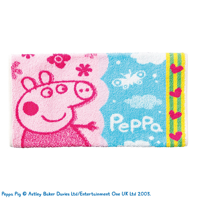 Peppa Pig ペッパピッグ ペッパのハッピードリーム タオル枕カバー 子供用