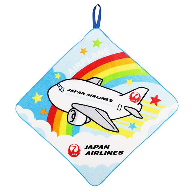 JAL 日本航空 大空へ ループタオル