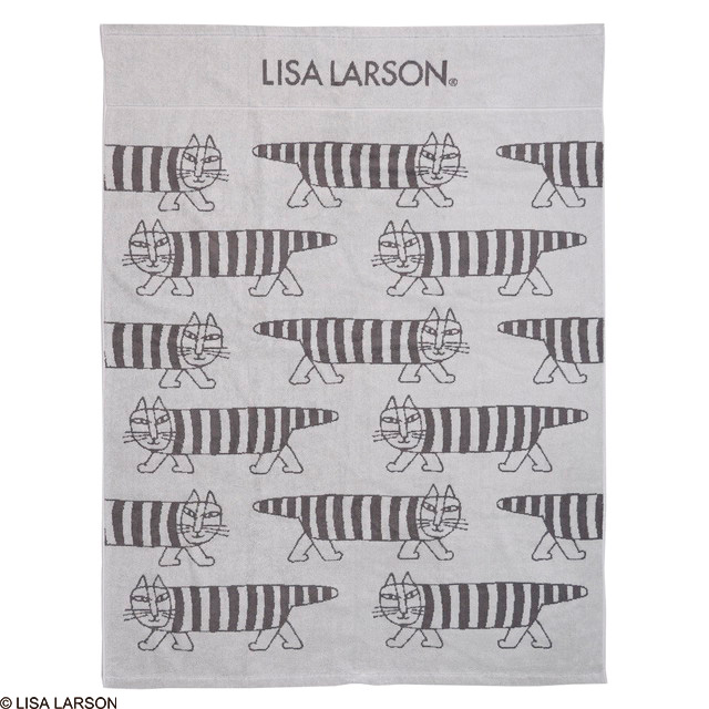 LISA LARSON リサ・ラーソン グレーマイキー お昼寝ケット