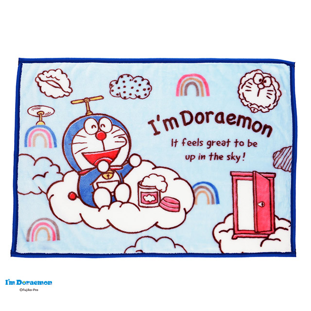 I'm doraemon ドラえもん 雲の上のドラえもん ひざ掛け