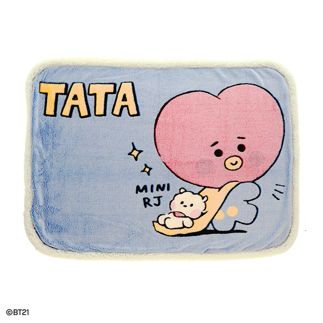 BT21 ボア_TATA シープボアひざ掛け