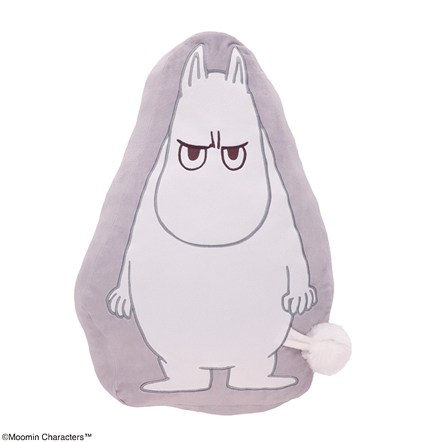 MOOMIN ムーミン ムスッとフェイス ダイカットクッション