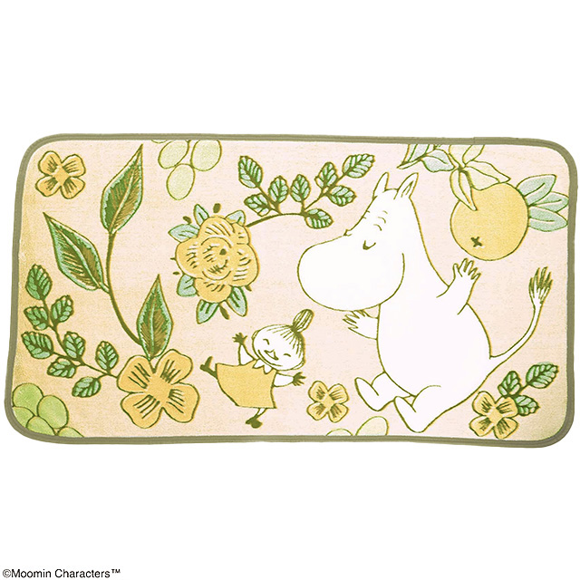 MOOMIN ムーミン フルーツ　グリーン ロングブランケット