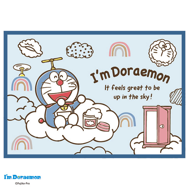 I'm doraemon ドラえもん 雲の上のドラえもん ひざ掛け