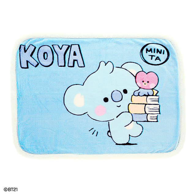 BT21 ボア_KOYA シープボアひざ掛け