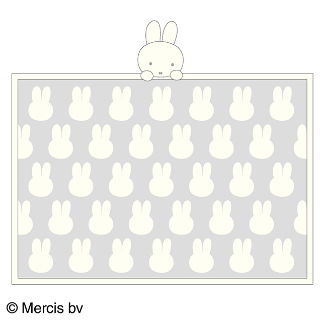 miffy ミッフィー フラッフィーミッフィー マスコット付きブランケット