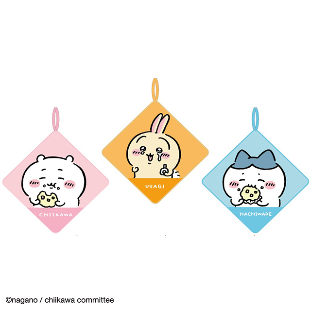 ちいかわ ちいかわたちのおかお ループタオル3P