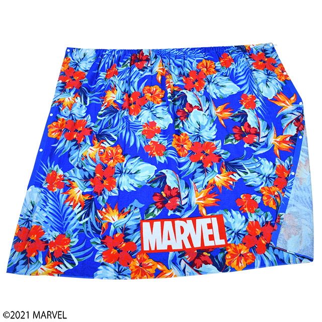 Marvel マーベル ネイチャーロゴ 100cm丈 巻きタオル