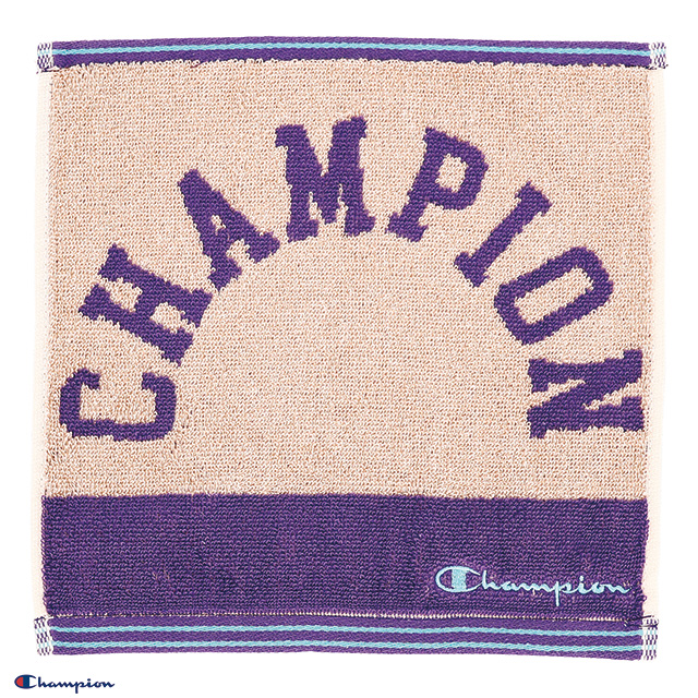 Champion チャンピオン カレッジカラー(パープル) ミニタオル