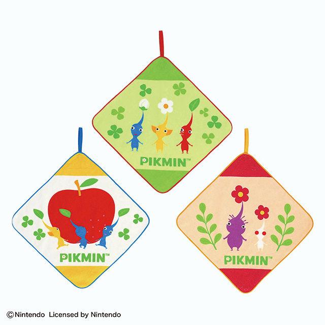 ピクミン　なかよしピクミン　 ループタオル 3枚組