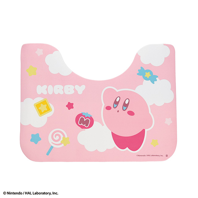 星のカービィ ふわふわお散歩トイレマット トイレマット