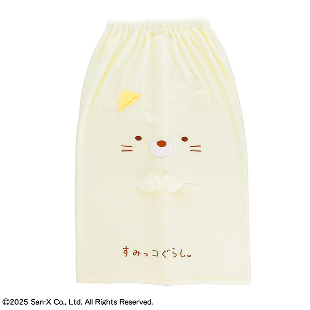 すみっコぐらし まきまきねこ 80丈マイクロマキタオル