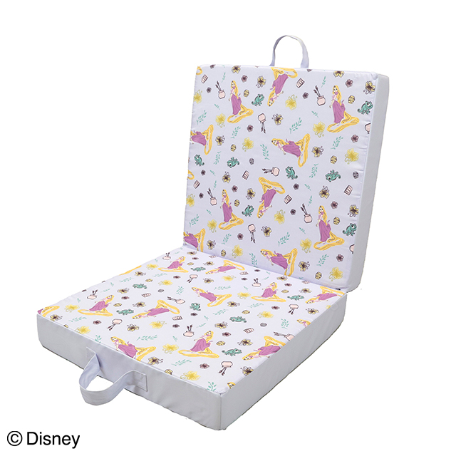 ディズニー 塔の上のラプンツェル リラックスパープル 2wayフロアクッション