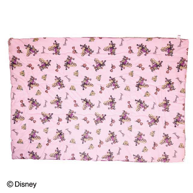 ディズニー 塔の上のラプンツェル フラワーアラウンド 肌掛けケット