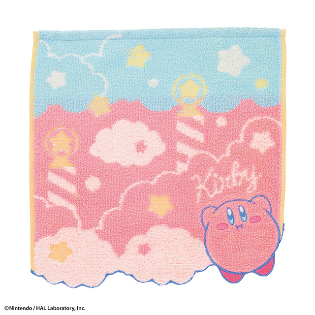 星のカービィ ふわふわ空のたび ミニタオル