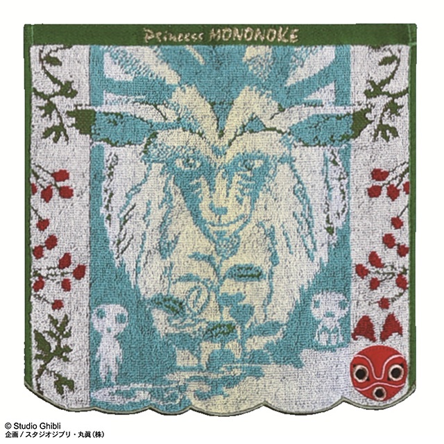 ジブリ もののけ姫 シシ神とサン ウォッシュタオル