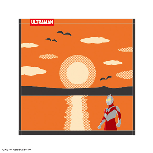 【ウルトラマンシリーズ】 夕陽を守るヒーロー ミニタオル