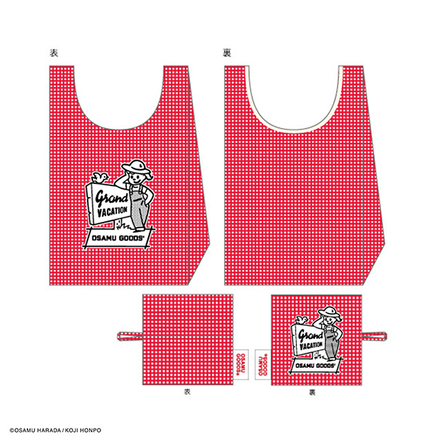 OSAMU GOODS チェックフレンド エコバッグ