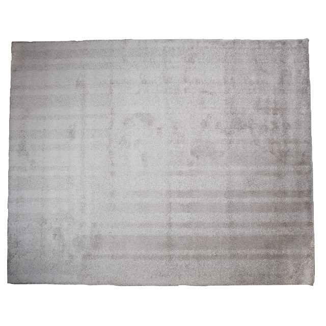 インフィニティ シルバー  200×250cm 丸巻きラグ