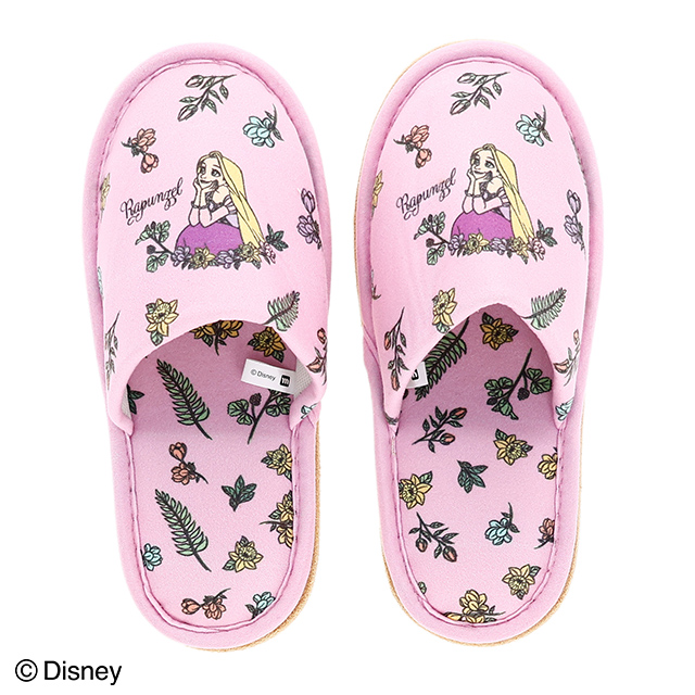 ディズニー 塔の上のラプンツェル フォレストプラント スリッパ