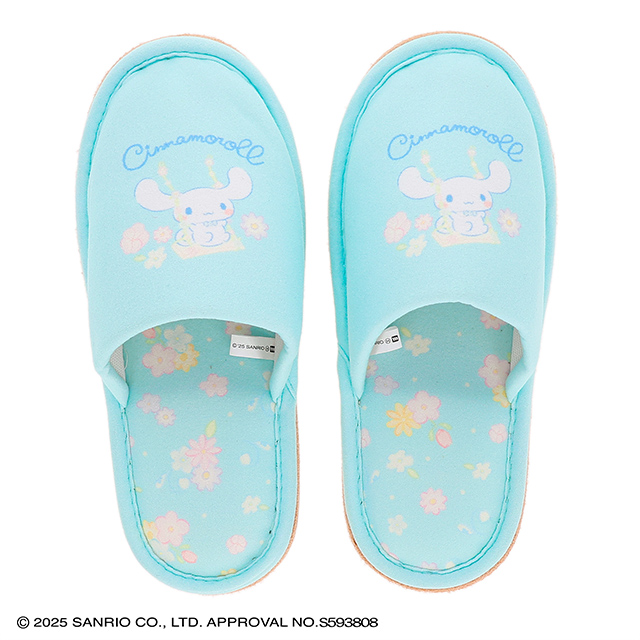 サンリオ シナモロール ゆらゆらフラワー スリッパ