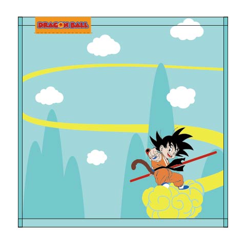 ドラゴンボール 悟空と筋斗雲 ミニタオル