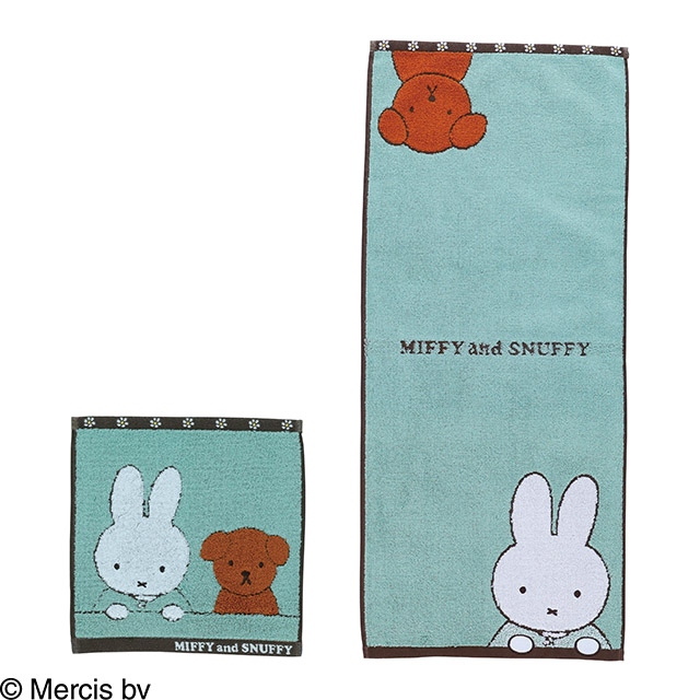 miffy ミッフィー ミッフィーアンドスナッフィー ミニ/フェイスタオル
