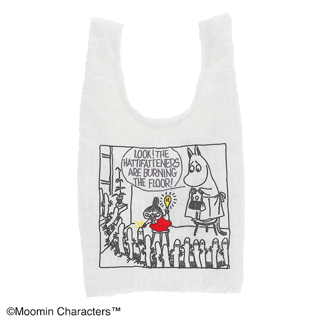 MOOMIN ムーミン びりびりグレー エコバッグ