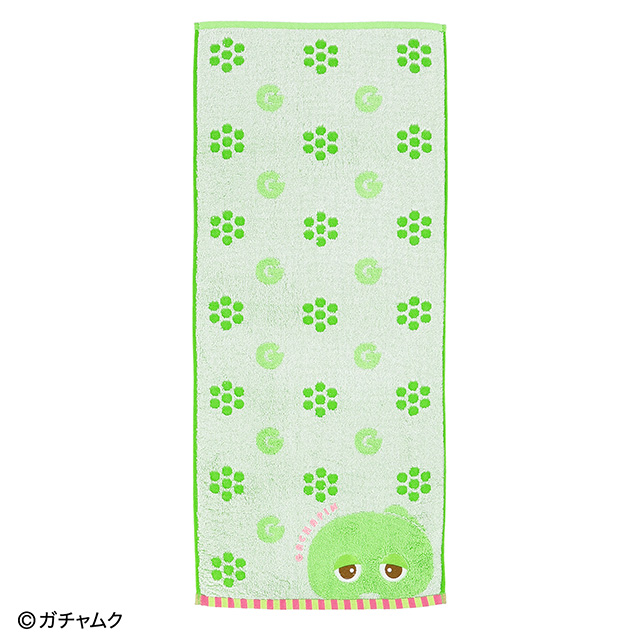 ガチャピン・ムック ひょっこりガチャピン フェイスタオル