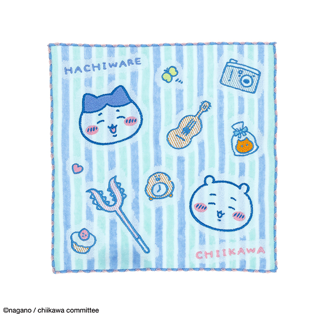 ちいかわ いろいろストライプ ミニタオル
