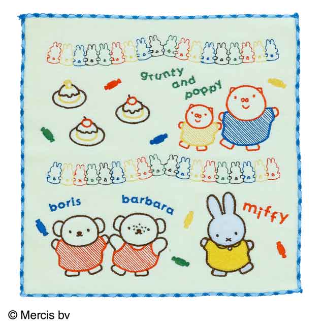 miffy ミッフィー パーティーフレンズ ミニタオル