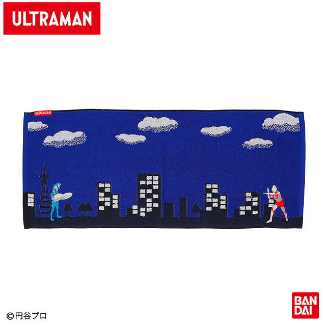 【ウルトラマンシリーズ】 街を守るヒーロー フェイスタオル