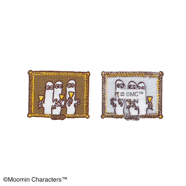MOOMIN ムーミン ニョロニョロワッペン 刺繍ワッペン