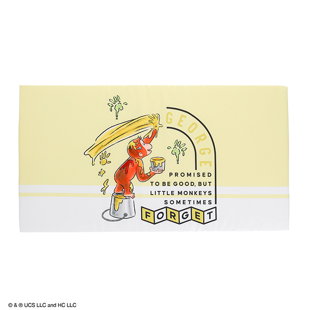 おさるのジョージ ジョージとペイント フロアクッション