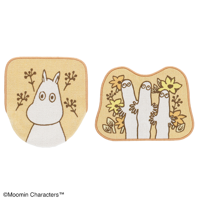 MOOMIN ムーミン 草花の中で トイレマット