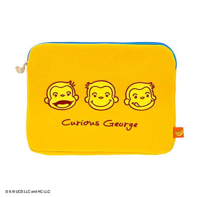 おさるのジョージ フィールハッピー タブレットケース