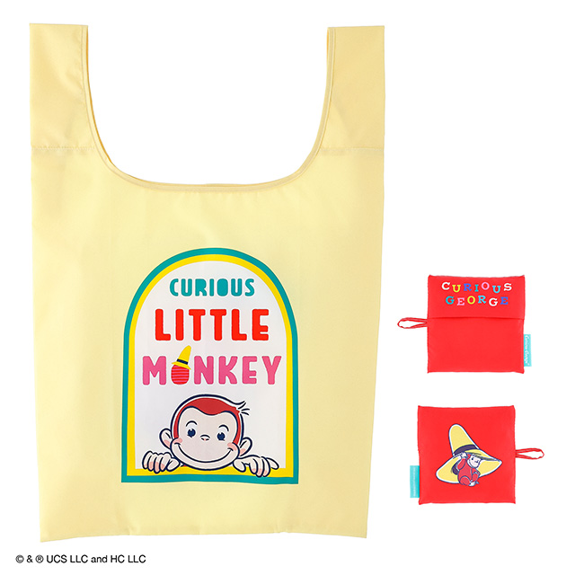 おさるのジョージ ひょっこりリトルモンキー エコバッグ