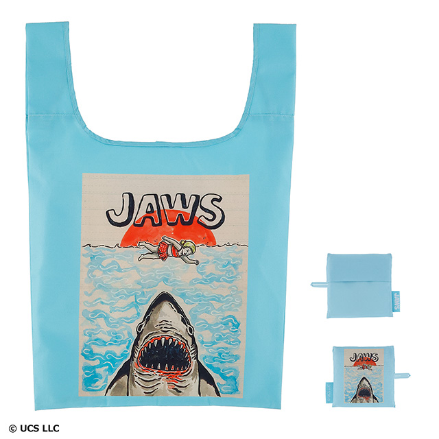 ジョーズ ウォーターカラーシャーク エコバッグ