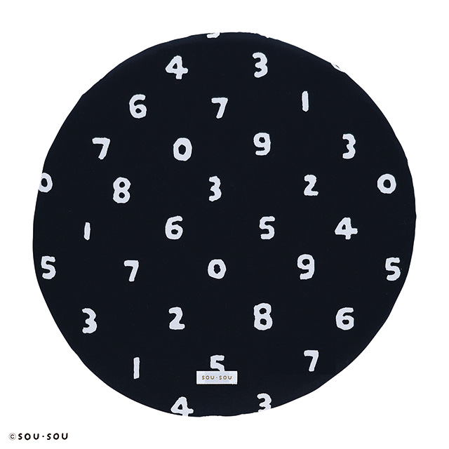 SOU・SOU SO-SU-U 濡羽色 シートクッション