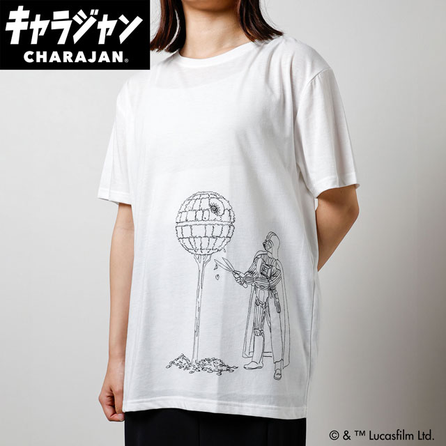 【キャラジャン】STAR WARS スター・ウォーズ スター・ウォーズ「ダースベイダー/ガーデナー」 Tシャツ(M)/(L)/(3L)
