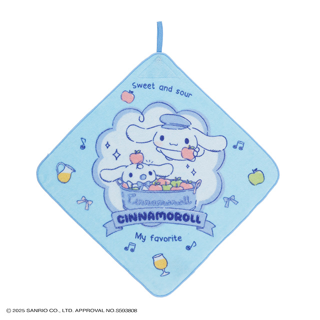 サンリオ シナモロール 「サワーアップル」 ループタオル