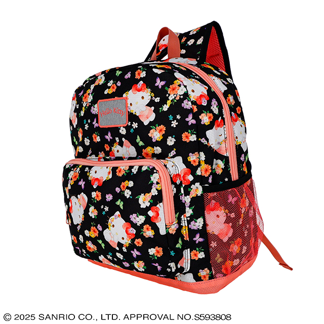 サンリオ ハローキティ 「ブラックフラワー/ハローキティ」 リュックサック