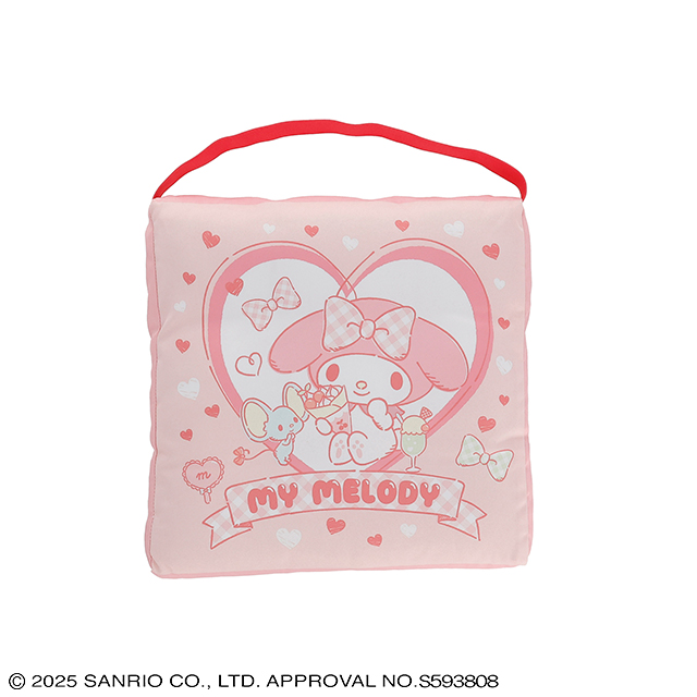 サンリオ マイメロディ 「キュートギンガム」 スクールクッション