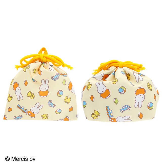 miffy ミッフィー 「カラフルツール」 巾着(S)/マチ付き巾着