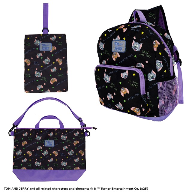 トムとジェリー 「リトルアドベンチャー」 シューズバッグ/レッスンバッグ/リュックサック