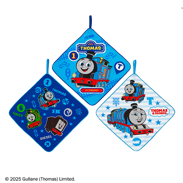 きかんしゃトーマス 「ソドー島の仲間たち」 ループタオル 3枚組