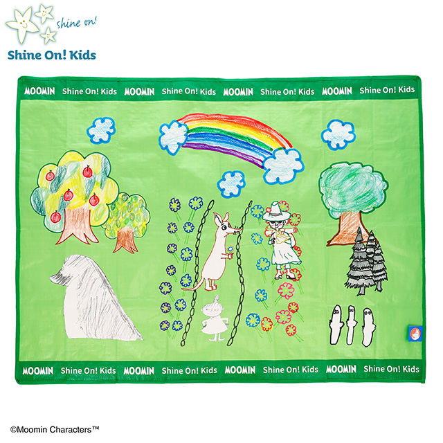 MOOMIN ムーミン 小道を散歩 レジャーシート 中サイズ/シャインオンキッズ企画